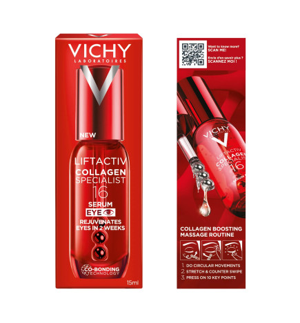 Vichy – Liftactiv Collagen Specialist 16 sérum yeux anti-âge, 15 ml