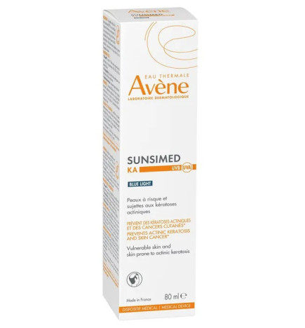 Avène – Sunsimed UVA/UVB lumière bleue très haute protection solaire, 80 ml