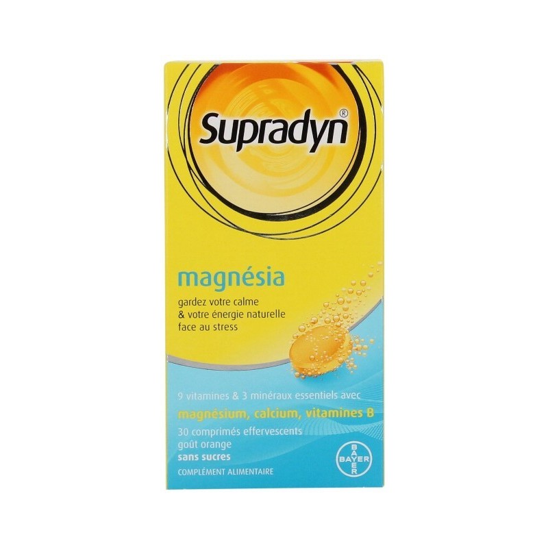 SUPRADYN MAGNESIA 30 COMPRIMES EFFERVESCENTS