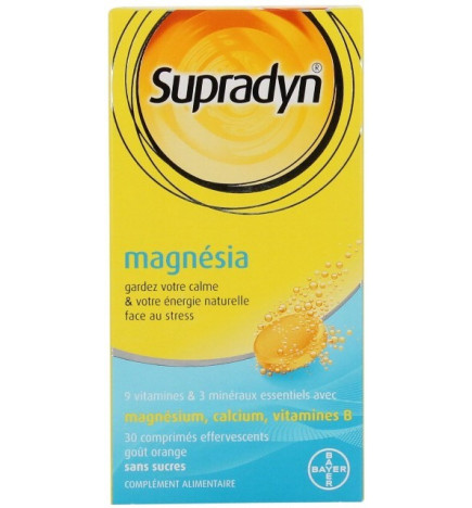SUPRADYN MAGNESIA 30 COMPRIMES EFFERVESCENTS