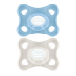MAM – Lot de 2 sucettes Comfort en silicone avec boîte de stérilisation, 2–12 mois MAM – Lot de 2 sucettes Comfort en silicone avec boîte de stérilisation, 2–12 mois