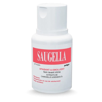 Saugella – Soin lavant intime apaisant et émollient Poligyn, 100 ml