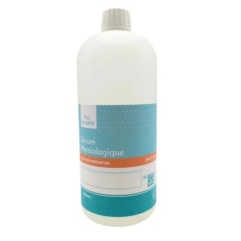 All Pharm – Sérum physiologique chlorure de sodium 0,9 %, 1L