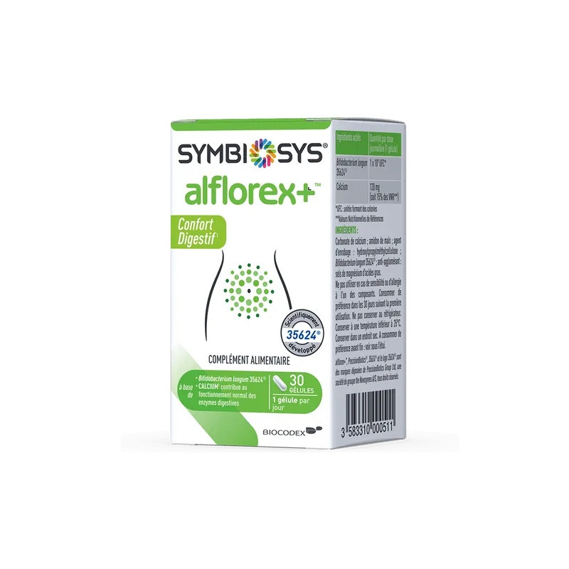 Symbiosys – Alflorex+ confort digestif, 30 gélules