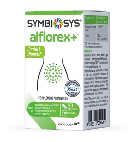 Symbiosys – Alflorex+ confort digestif, 30 gélules