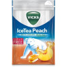 Vicks – Bonbons ice tea pêche menthol, 72 g