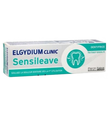 Elgydium Clinic – Sensileave dentifrice hypersensibilité dentaire, 50 ml