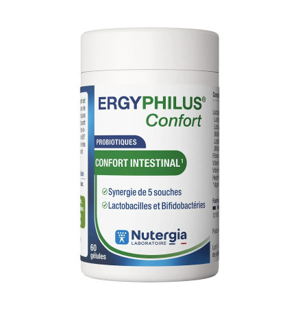 Ergyphilus – Confort équilibre intestinal, 60 gélules
