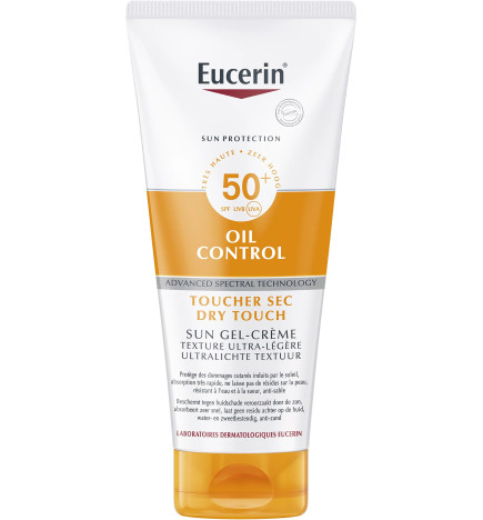 Eucerin – Sun Sensitive Protect gel-crème toucher sec SPF 50+, 200 ml