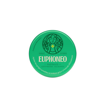 Euphoneo – Pastilles menthe eucalyptus sans sucre, 50 pastilles