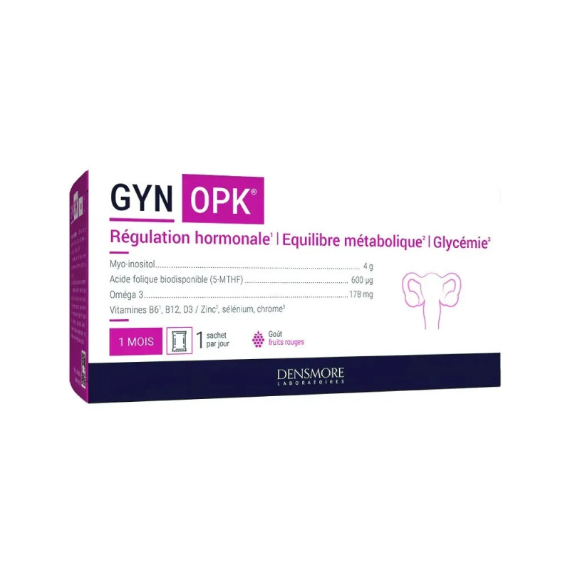 Densmore – GYN OPK régulation hormonale équilibre métabolique fruits rouges, 30 sachets