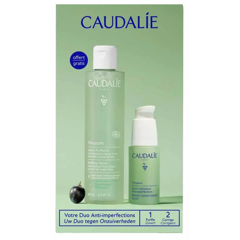 Caudalie – Duo Anti-Imperfections Sérum Salicylique + Lotion Purifiante