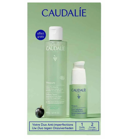 Caudalie – Duo Anti-Imperfections Sérum Salicylique + Lotion Purifiante