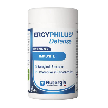 Nutergia – Ergyphilus Défense Probiotiques, 60 gélules