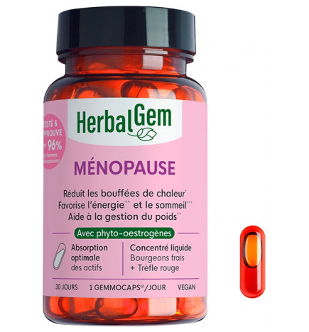 HerbalGem – Ménopause, 30 gélules
