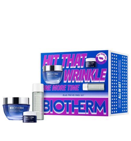 Biotherm – Coffret Blue Pro-Retinol Set, Hit That Wrinkle, 3 soins