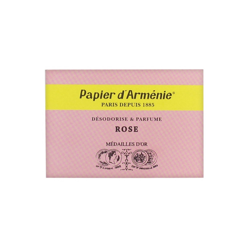 Papier d’Arménie – Carnet Rose, 36 lamelles