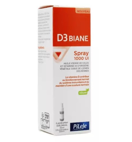 Pileje – D3 Biane Spray 1000 UI, 20 ml