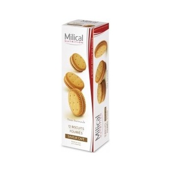 Milical 12 Biscuits Saveur Cafe