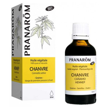 Pranarôm – Huile Végétale Chanvre Bio, 50 ml