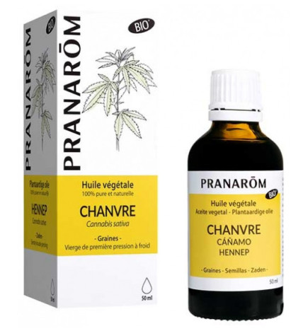 Pranarôm – Huile Végétale Chanvre Bio, 50 ml