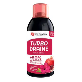 Forté Pharma – TurboDraine Grenade Hibiscus, 500 ml