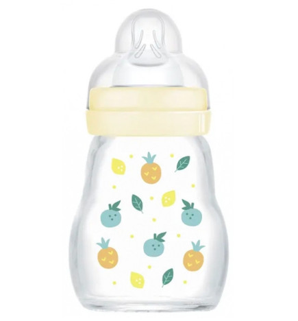 MAM – Biberon Verre Premium Débit 1, 170 ml