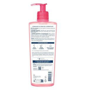 Bioderma – Créaline gel moussant, nettoyant apaisant micellaire visage/yeux peaux sensibles, 500 ml