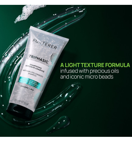 René Furterer – Triphasic Shampooing Antichute Longévité, 200 ml