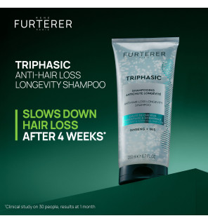 René Furterer – Triphasic Shampooing Antichute Longévité, 200 ml