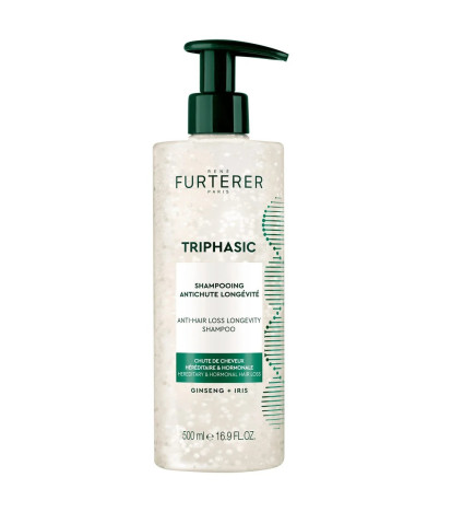 René Furterer – Triphasic Shampooing Antichute Longévité, 500 ml