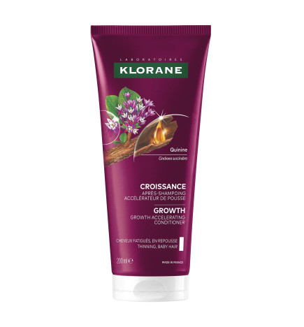 Klorane – Quinina Croissance Après-Shampooing Accélérateur de Pousse, 200 ml