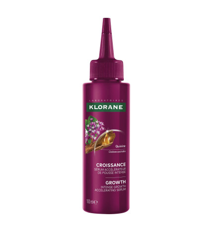 Klorane – Quinina Croissance Sérum Accélérateur de Pousse Intense à l’Adénosine, 200 ml