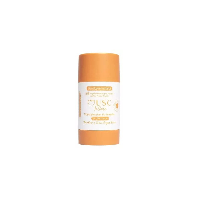 Musc Intime – Déodorant Naturel Ambre Florale, 50 g