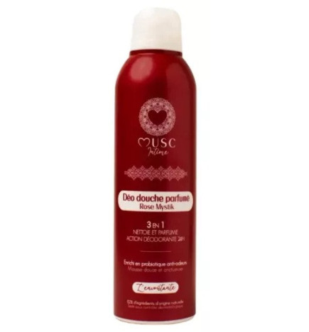 Musc Intime – Déo Douche Parfumé Rose Mystik L’Envoutante, 200 ml