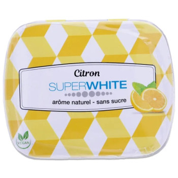 Superwhite – Mini Minits Citron Pastilles Fraîcheur, 50 unités