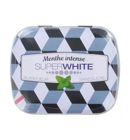 Superwhite – Menthe Intense Pastilles Fraîcheur, 50 pastilles