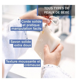 Uriage – Bébé 1ère Crème Lavante Solide, 100 g
