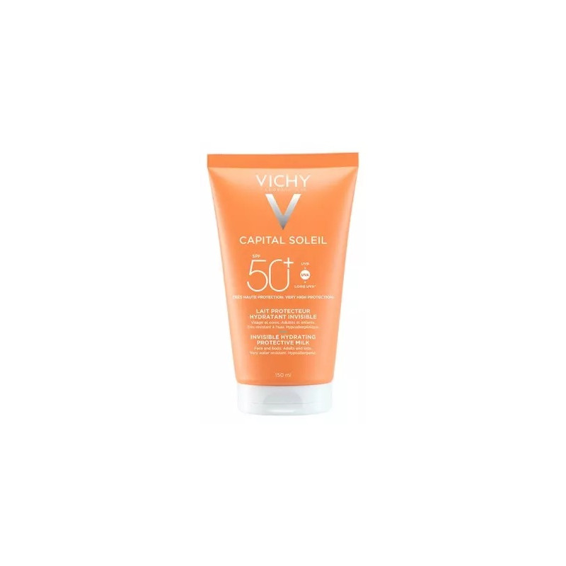Vichy – Capital Soleil Lait Protecteur Hydratant Invisible SPF50+, 150 ml