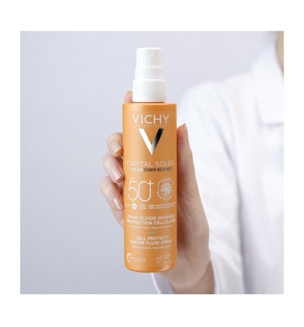 Vichy – Capital Soleil Spray Fluide Invisible SPF50+, 200 ml