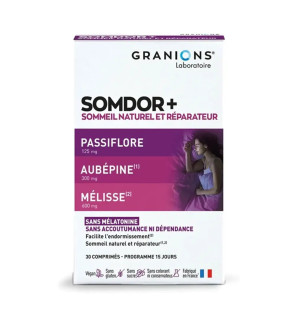 Granions – Somdor+ Sommeil, 30 comprimés
