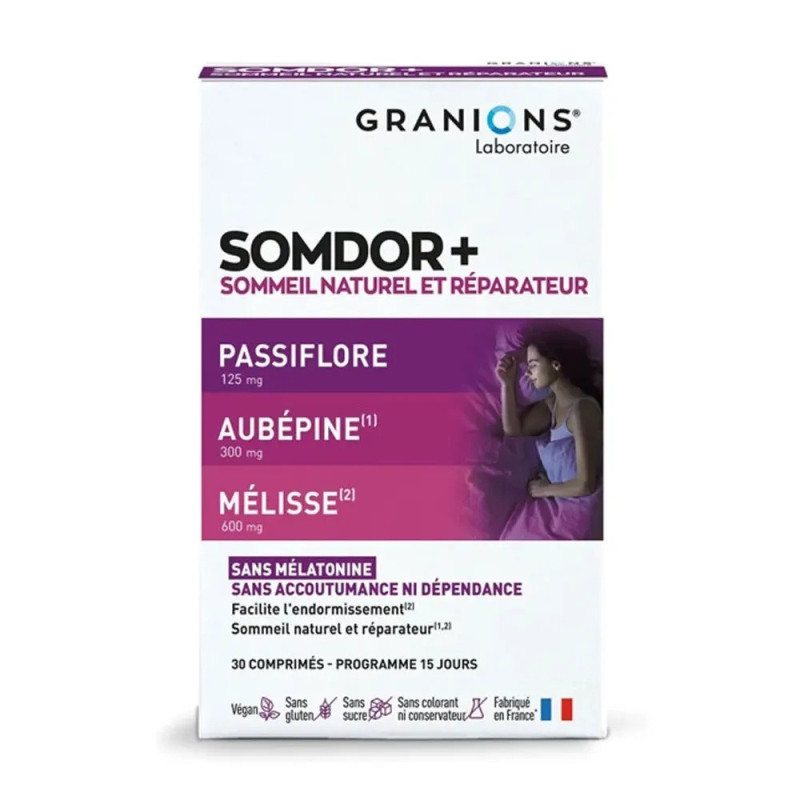 Granions – Somdor+ Sommeil, 30 comprimés Granions – Somdor+ Sommeil, 30 comprimés