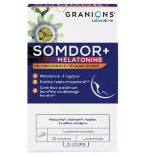 Granions – Somdor+ Mélatonine, 15 comprimés