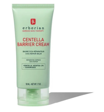 Erborian – Centella Barrier Cream Baume Cica-Réparateur Visage et Corps, 50 ml