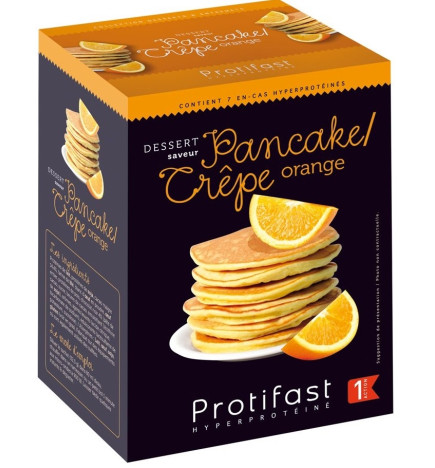 Protifast En-cas Hyperproteine Crepe Orange 7 Sachets