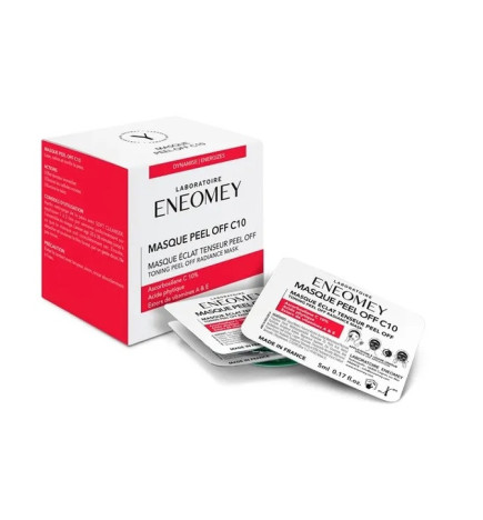 Eneomey – Masque Peel Off C10 Masque éclat tenseur peel off, 6 x 5 ml