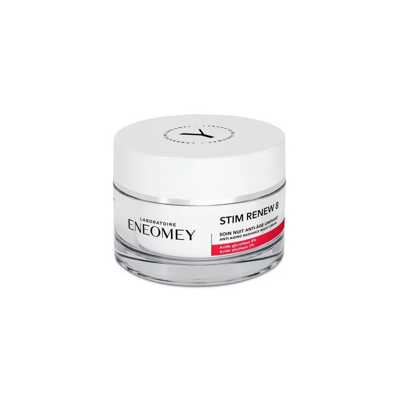 Eneomey – Stim Renew 8 Crème de nuit anti‑âge unifiante, 50 ml