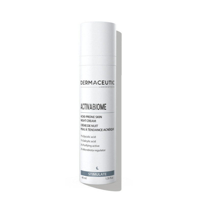 Dermaceutic – Activabiome Crème de nuit peau à tendance acnéique, 40 ml Dermaceutic – Activabiome Crème de nuit peau à tendance acnéique, 40 ml