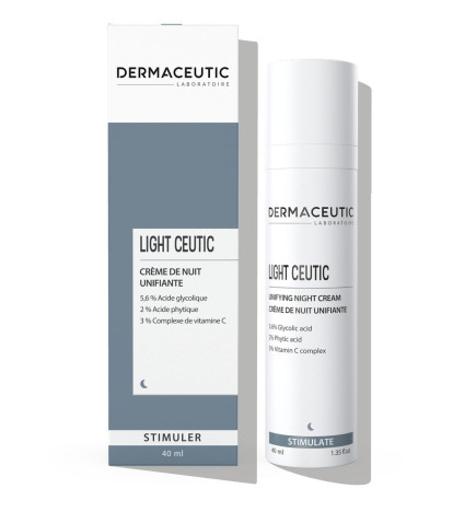 Dermaceutic – Light Ceutic Crème de nuit unifiante, 40 ml