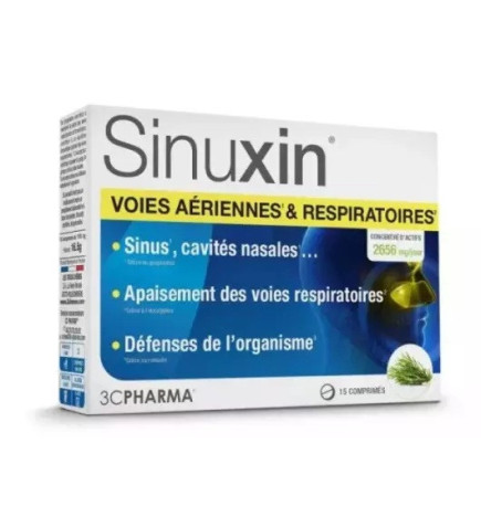 3C Pharma –  Sinuxin, 15 comprimés